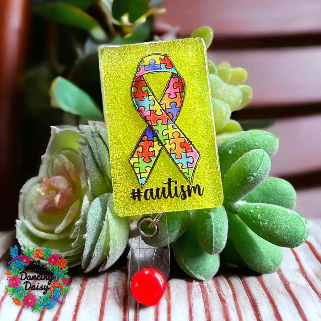 Autism Ribbon UV DTF Transfer - Image 2