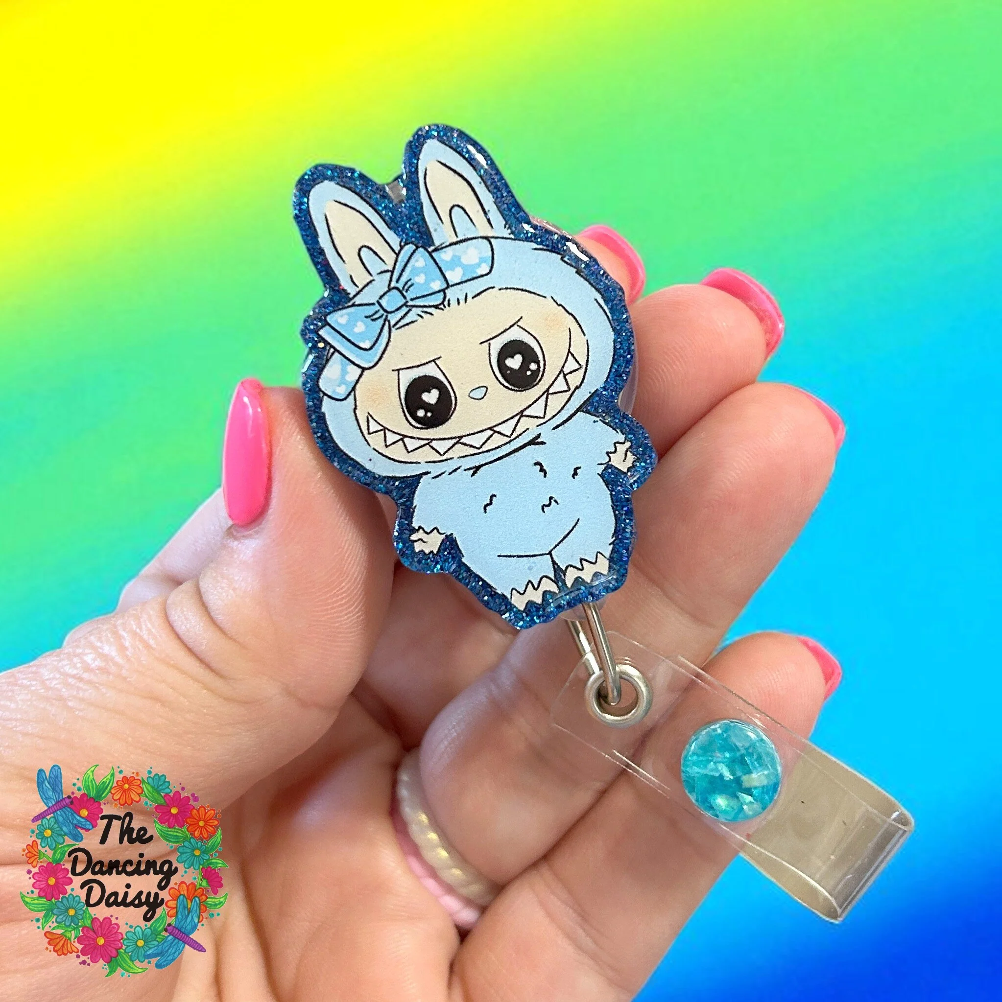 Blue Monster Doll Decal & Acrylic Blank COMBO - Image 2