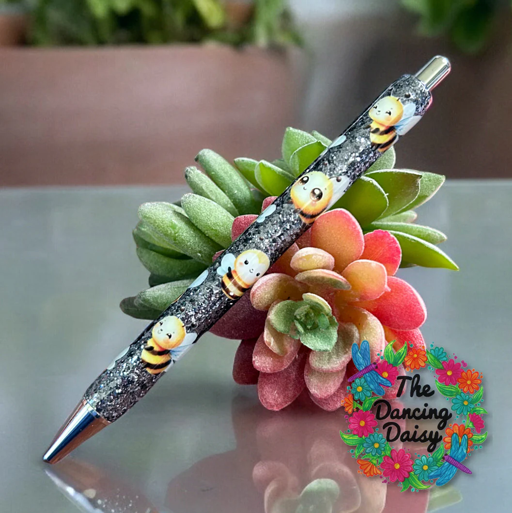 Bumblebees Pen Wrap UV DTF - Image 2