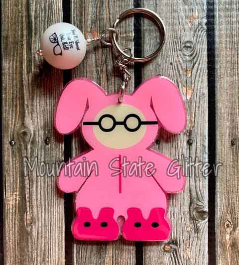 Bunny Pajamas Acrylic Blank - Image 5