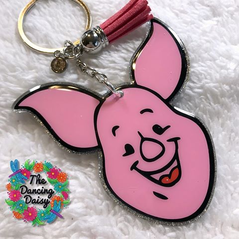 Cartoon Pig Head Acrylic Blank - Image 3