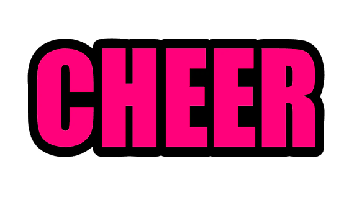 CHEER Acrylic Blank - Image 2