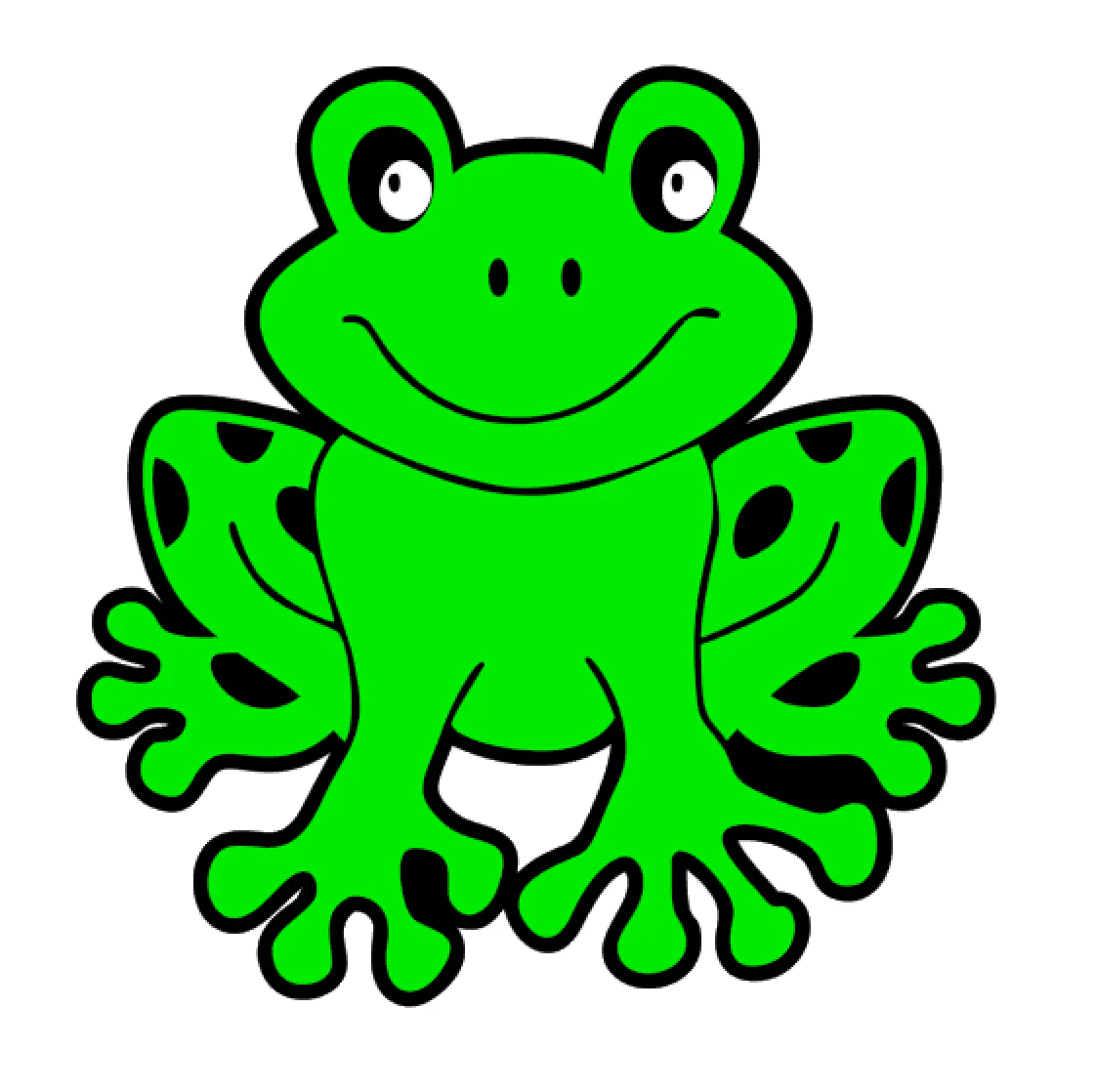 Cute Frog Acrylic Blank - Image 2