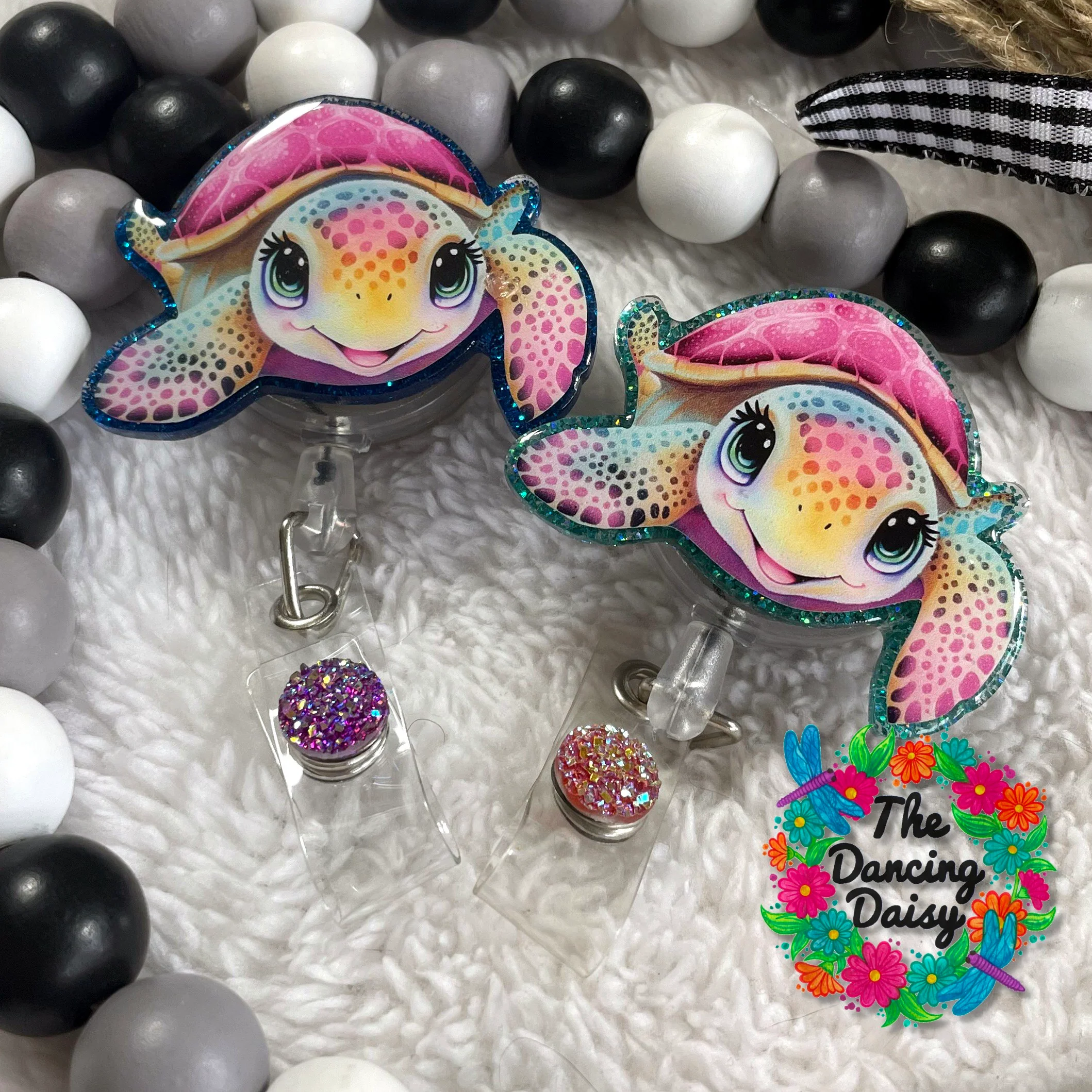 Cute Sea Turtle Decal & Acrylic Blank COMBO - Image 2