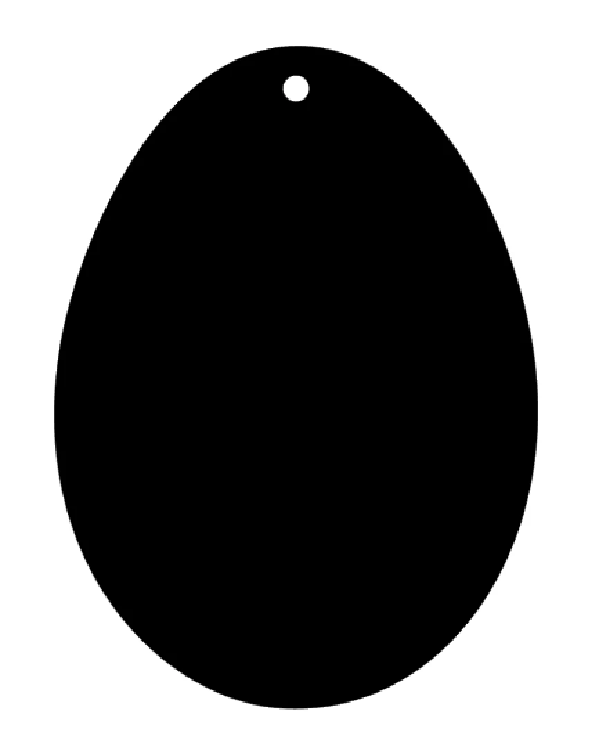 Egg Acrylic Blank - Image 2