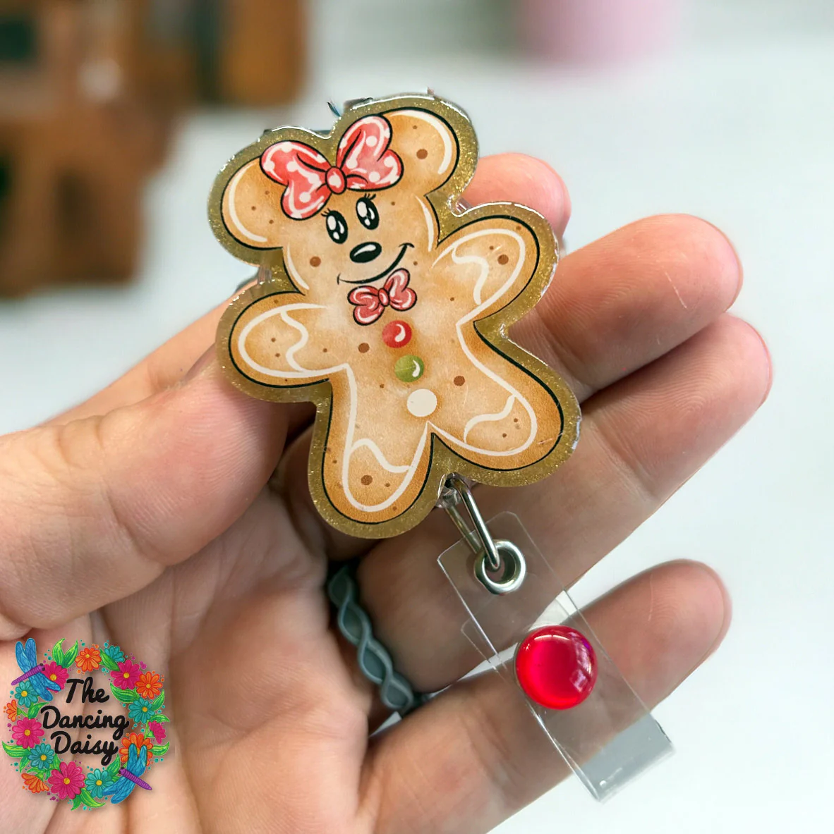 Gingerbread Minnie Decal & Acrylic Blank COMBO - Image 2