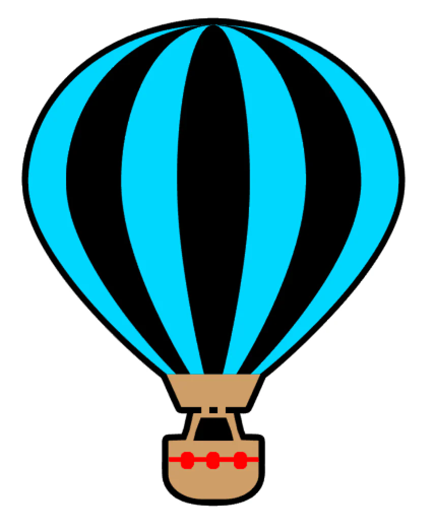 Hot Air Balloon Acrylic Blank - Image 2
