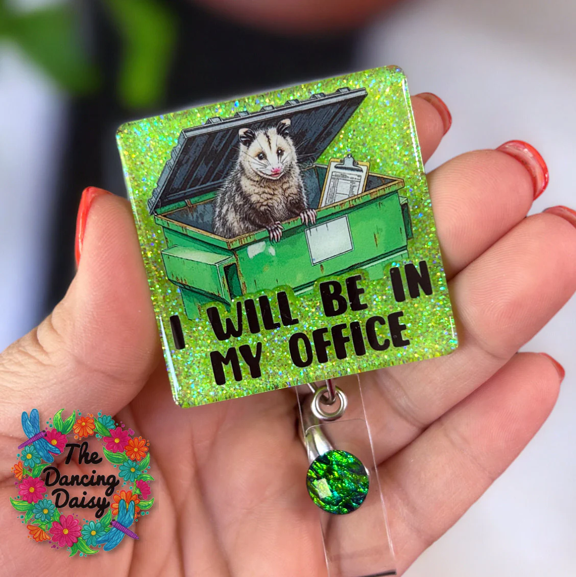 I Will Be In My Office UV DTF Decal - Image 2