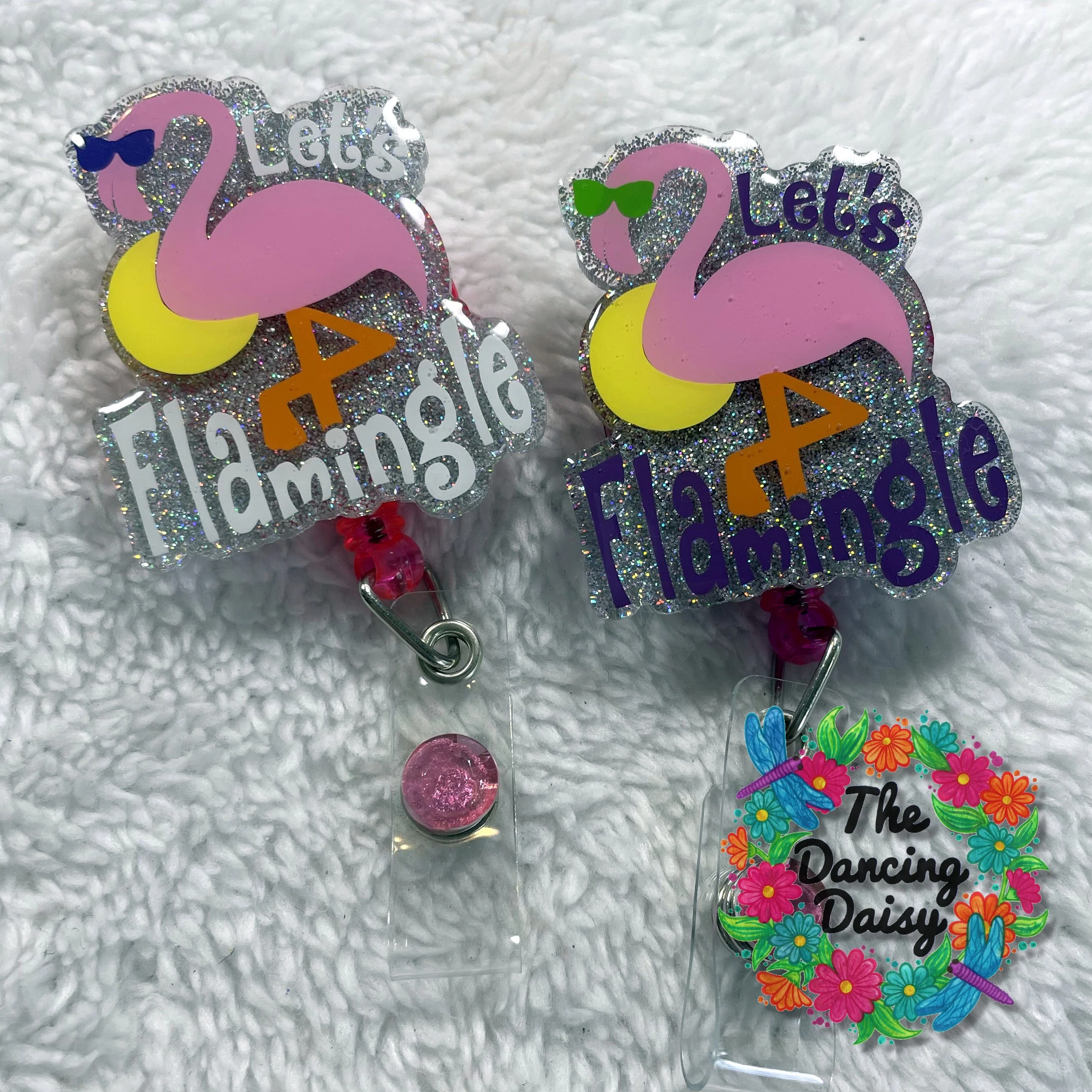 Let's Flamingle Acrylic Blank - Image 3