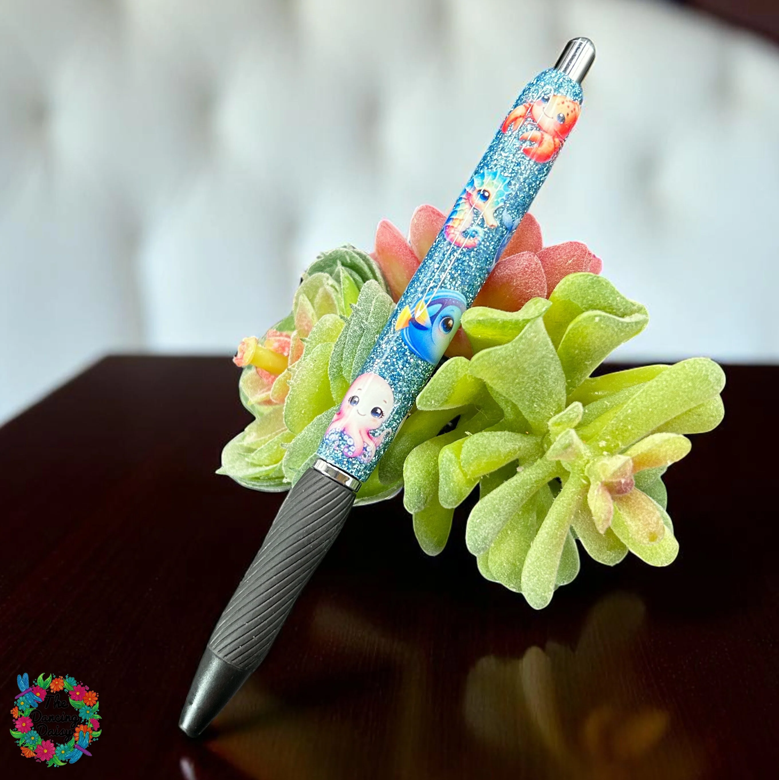Ocean Animals Pen Elements UV DTF - Image 2