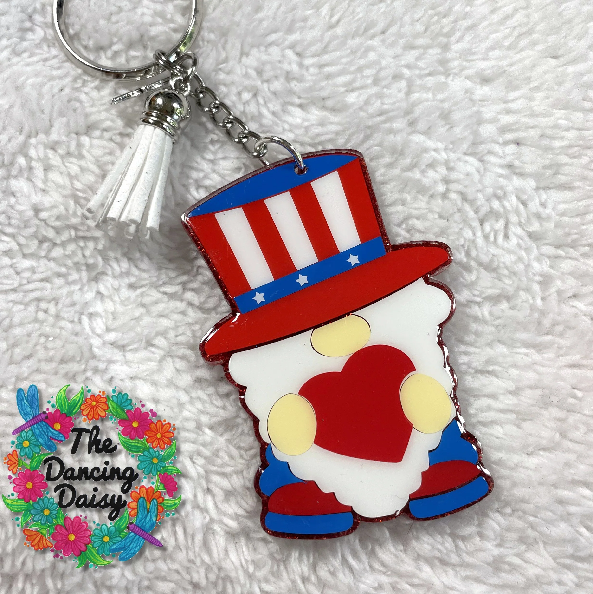 Patriotic Gnome Acrylic Blank - Image 4