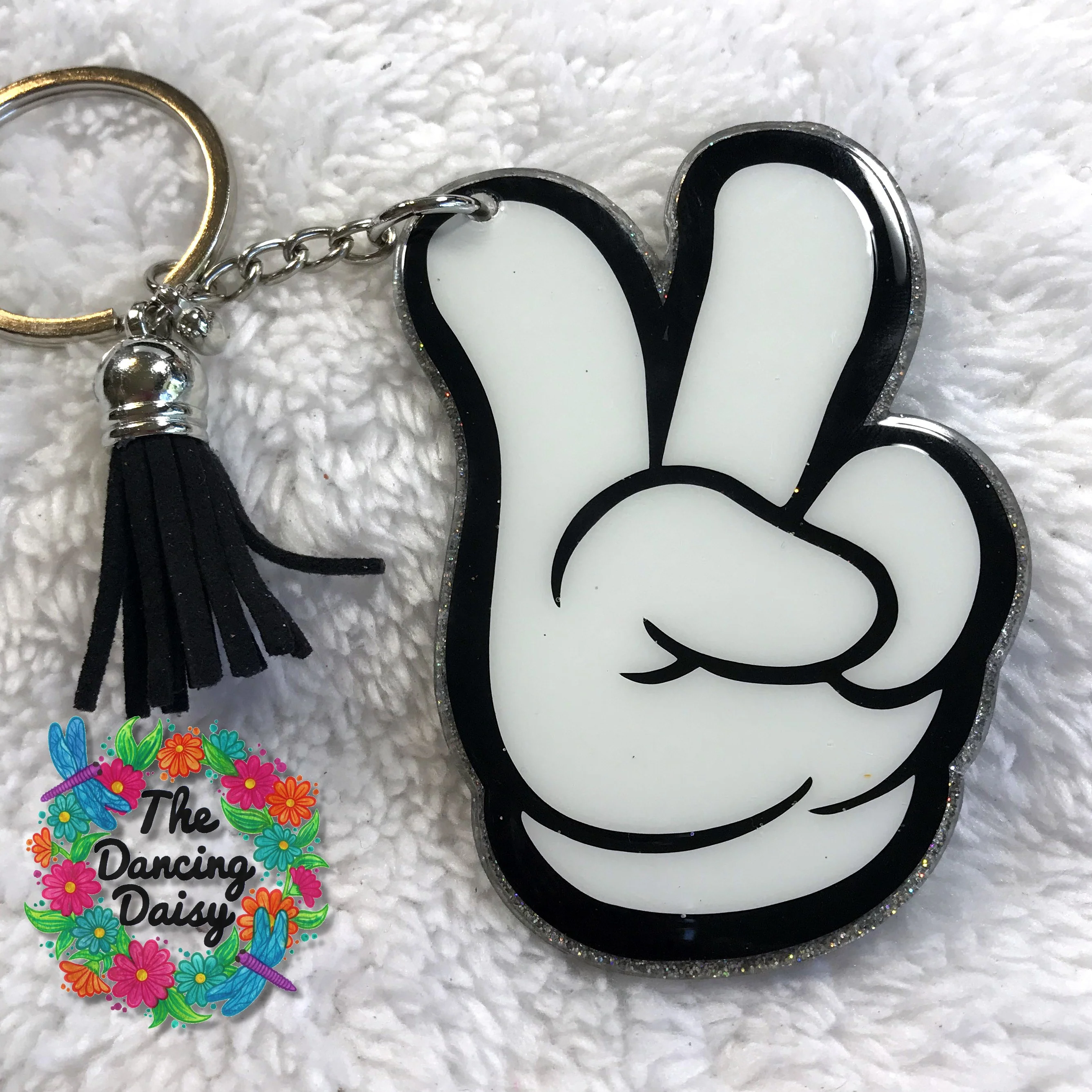 Peace Hand Sign Acrylic Blank - Image 3