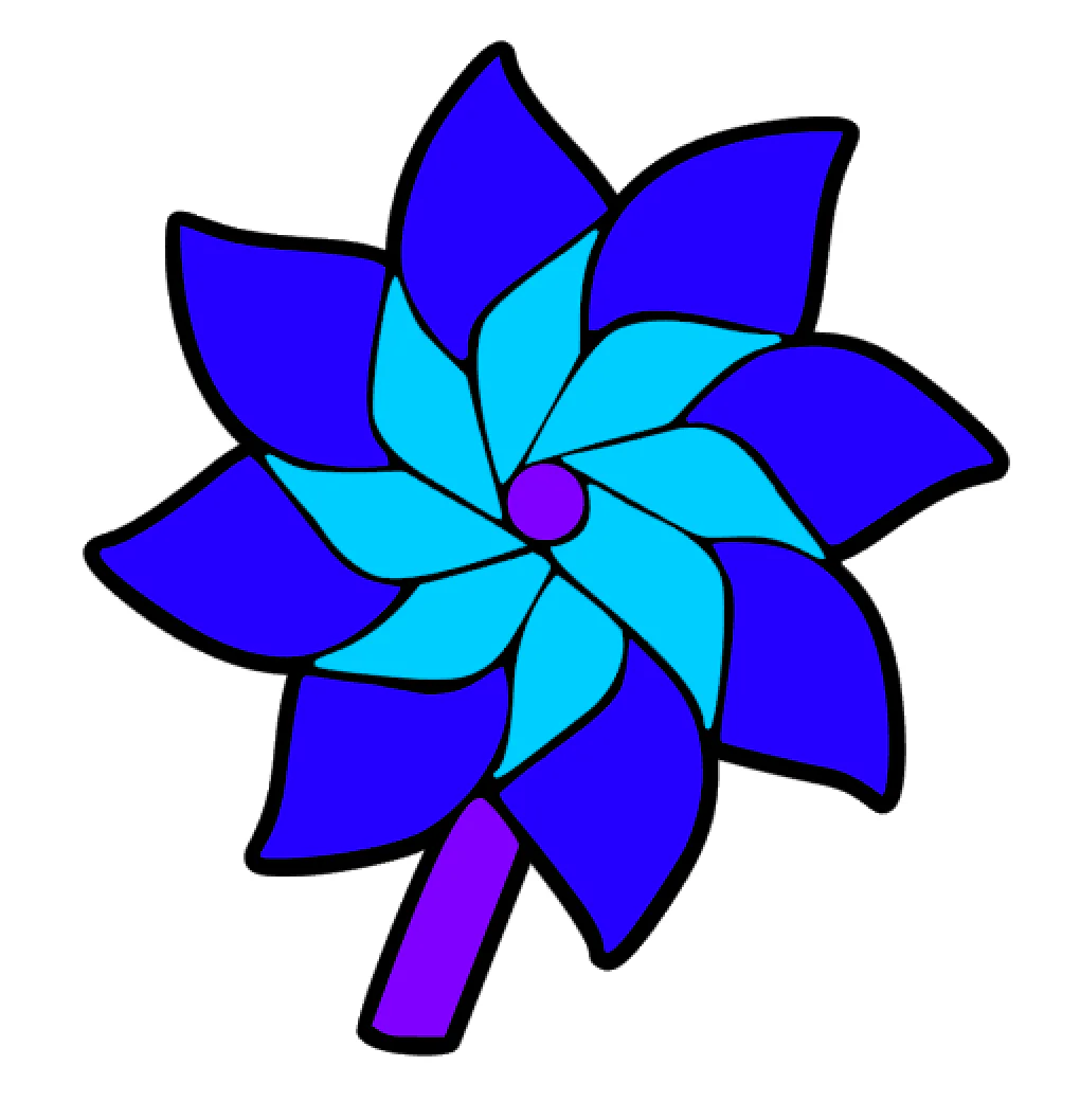 Pinwheel Acrylic Blank - Image 2