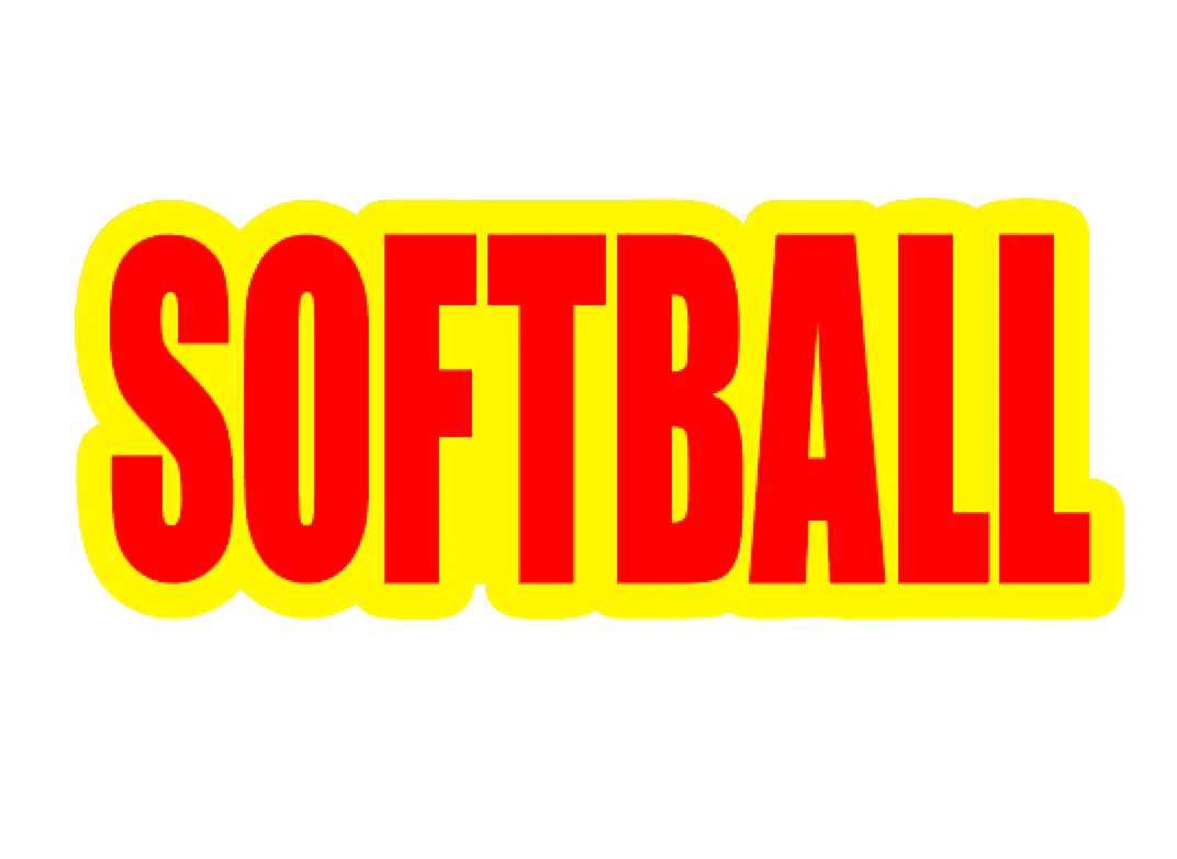 SOFTBALL Acrylic Blank - Image 2
