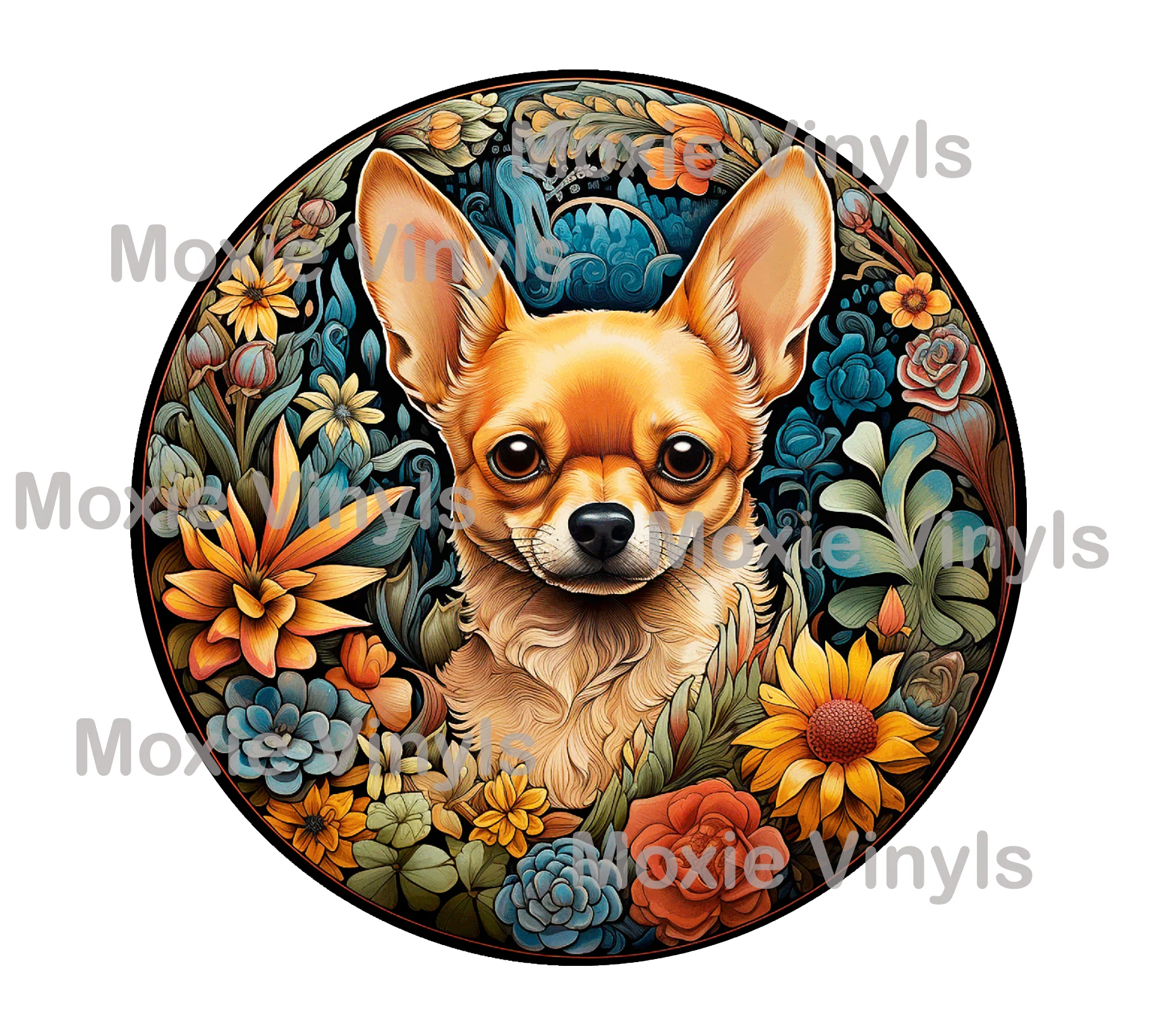 Stained Chihuahua Decal