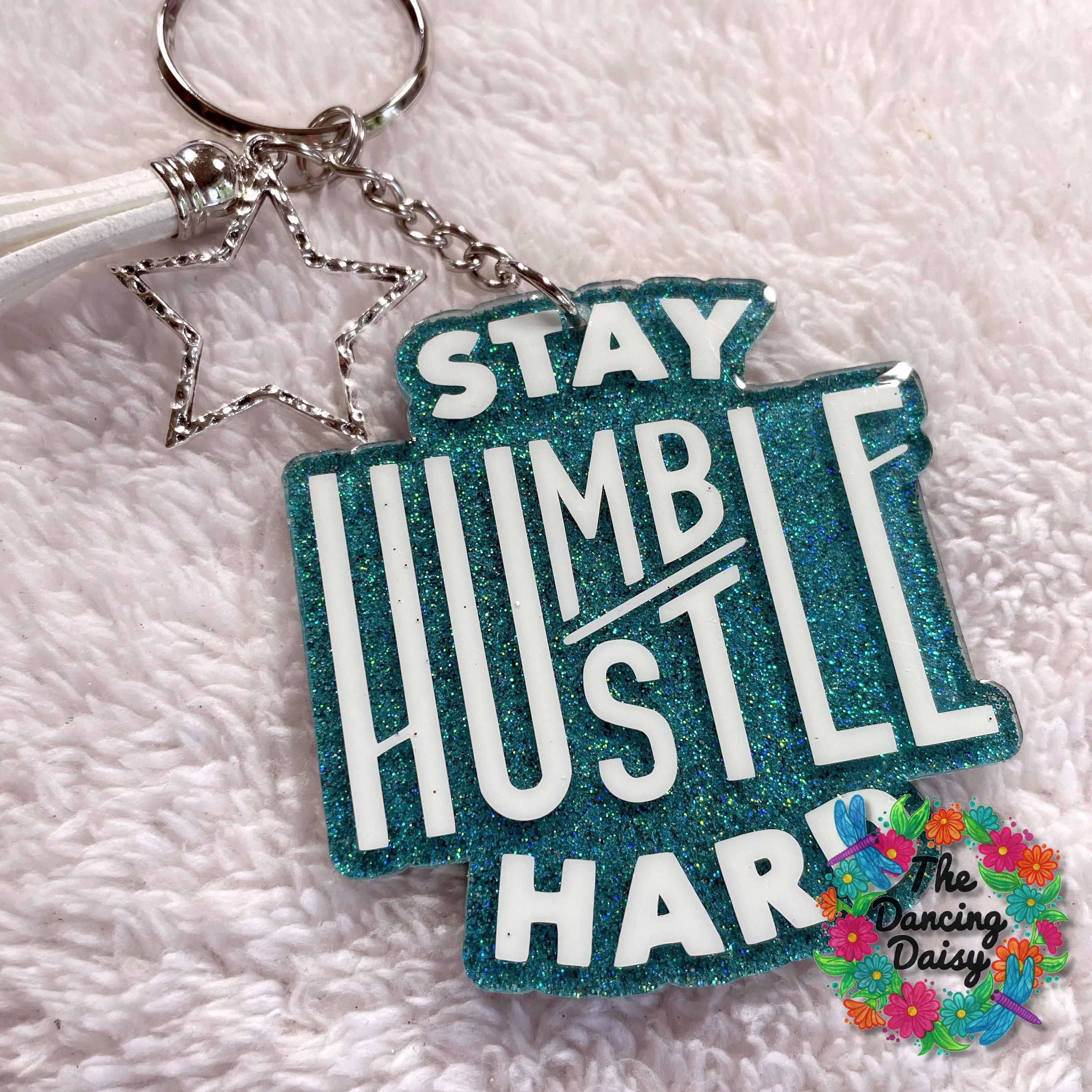 Stay Humble Hustle Hard Acrylic Blank - Image 4