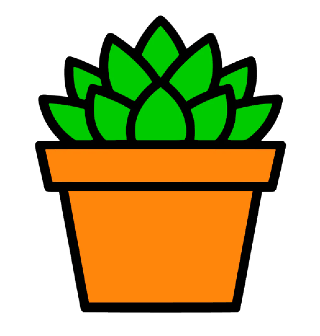 Succulent Cactus Potted Plant Acrylic Blank - Image 2