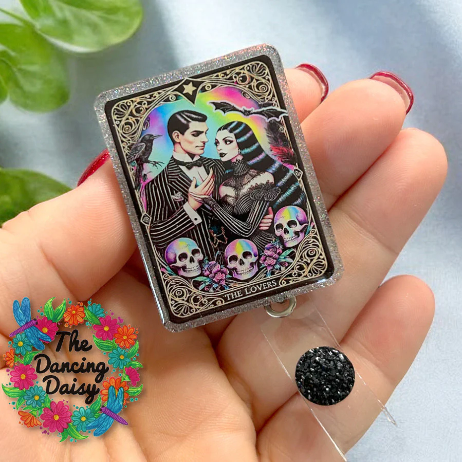 Tarot Lovers Addams UV DTF - Image 2