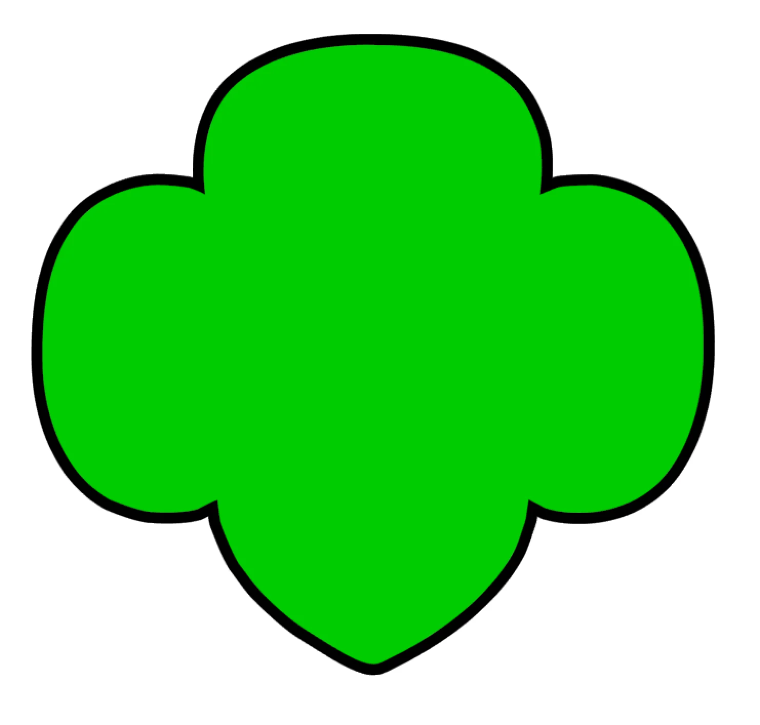 Trefoil Acrylic Blank - Image 2