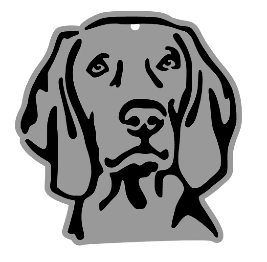 Weimaraner Dog Face Acrylic Blank - Image 2
